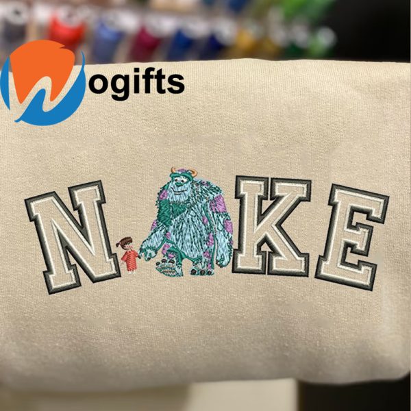 Monster Nike Embroidered Hoodie - TerraBell Designs