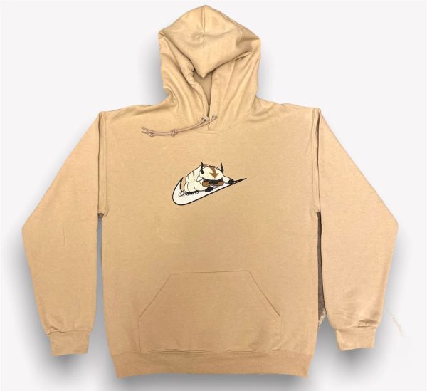 Nickelodeon Avatar Appa Nike Embroidered Hoodie - TerraBell Designs