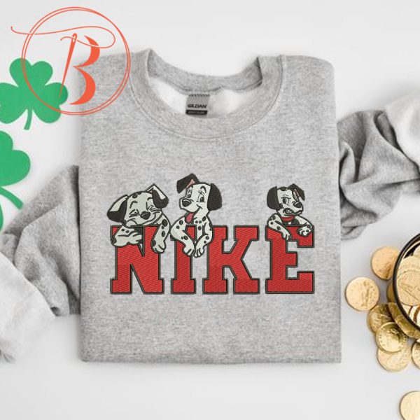 Nike 101 Dalmatians Embroidered Sweatshirt More Colors - TerraBell Designs