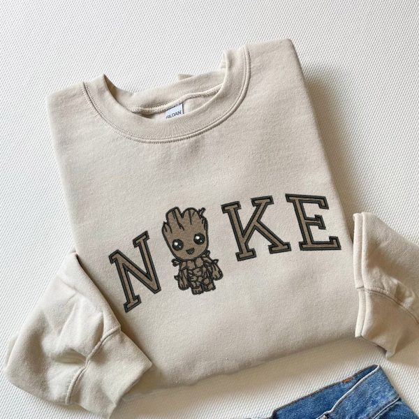 Nike Baby Groot Star Wars Embroidered Sweatshirt - TerraBell Designs
