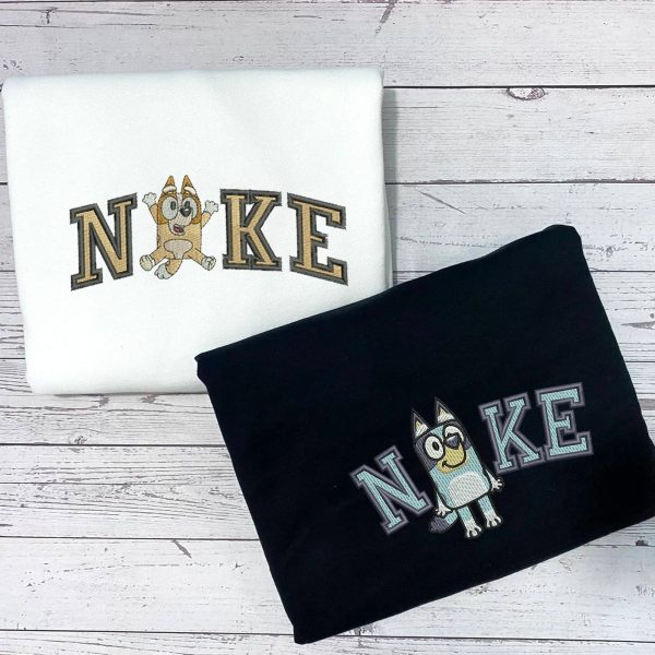 Nike Bluey X Bingo Dance Couple Embroidered Sweatshirt - TerraBell Designs