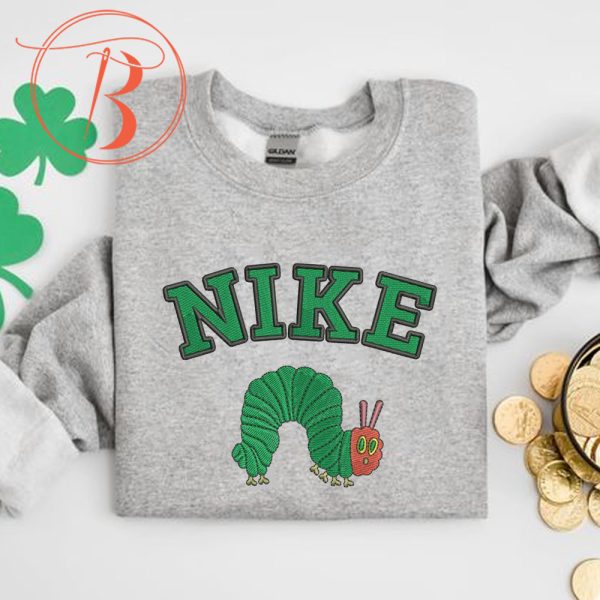Nike Caterpilar Cartoon Embroidered Sweatshirt More Colors - TerraBell Designs