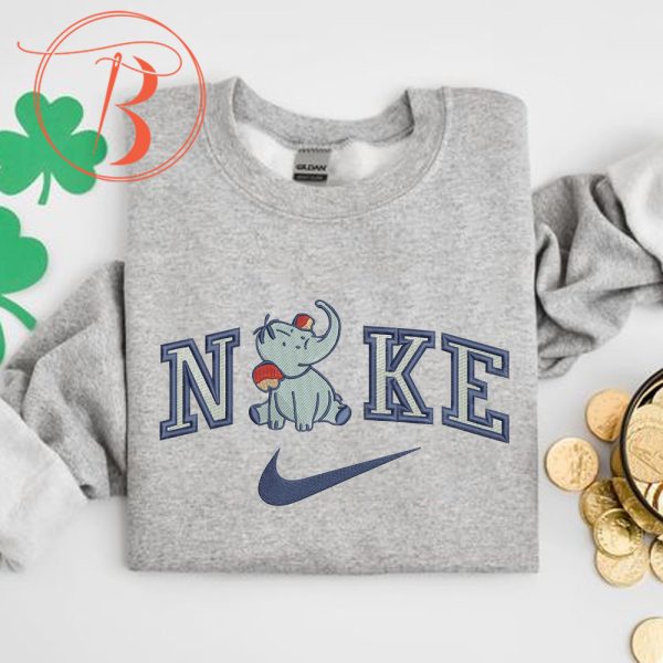 Nike Elephant Embroidered Sweatshirt More Colors - TerraBell Designs