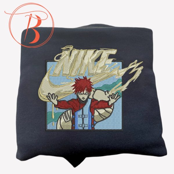 Nike Gaara Anime Naruto Embroidered Sweatshirt More Colors - TerraBell Designs