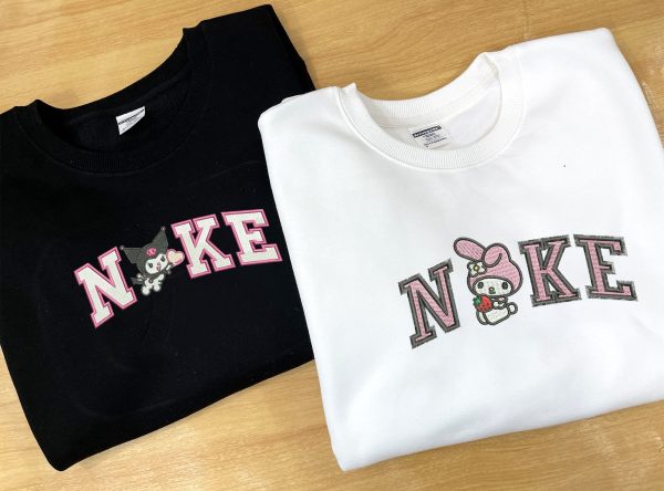 Nike Kuromi Melody Couple Embroidered Sweatshirt - TerraBell Designs