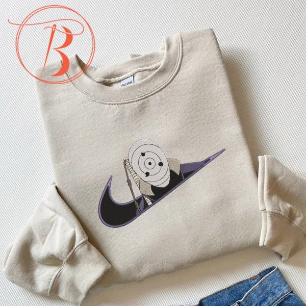 Nike Uchiha Obito Tobi Embroidered Sweatshirt - TerraBell Designs