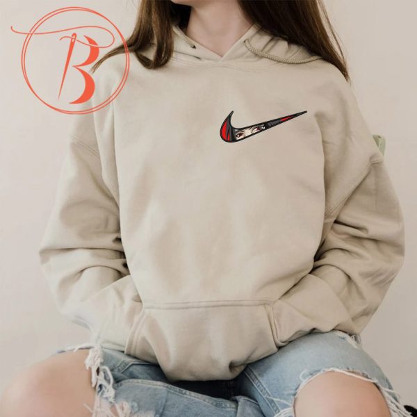 Nike X Uchiha Itachi Embroidered Hoodie - TerraBell Designs