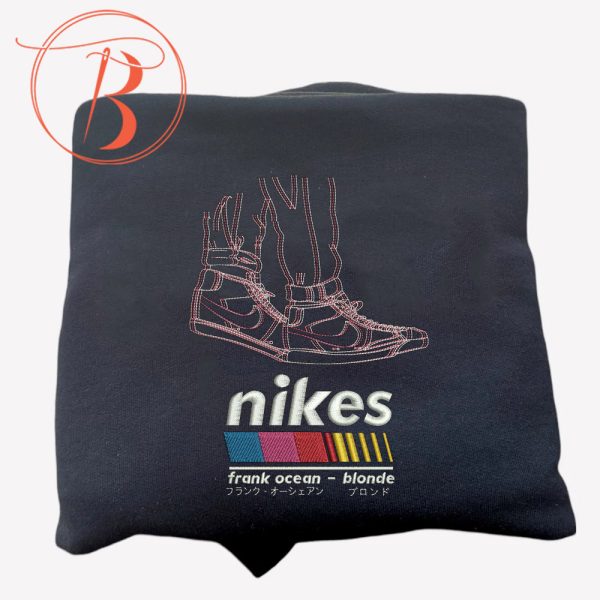 Nikes Frank Ocean Embroidered Sweatshirt For Hiphop Fans - TerraBell Designs