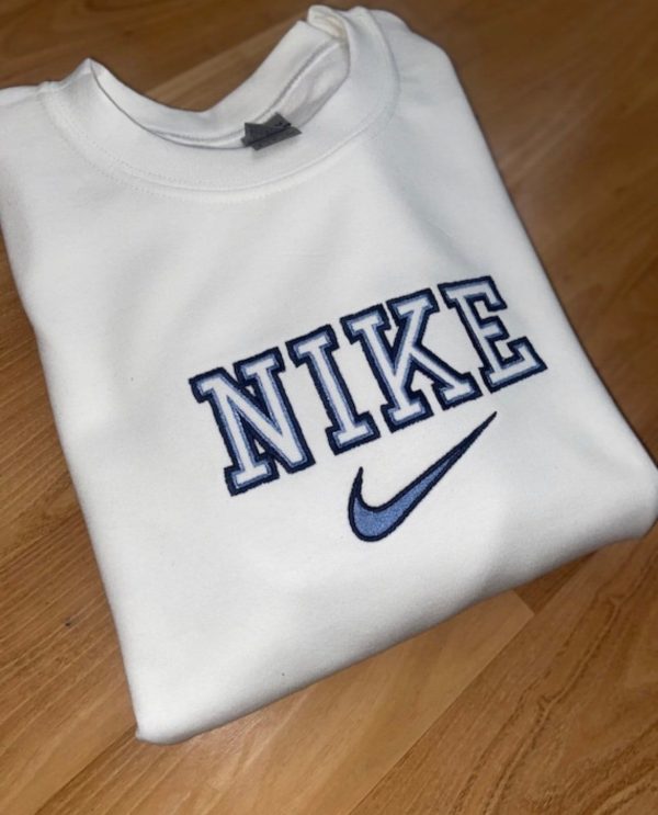 Nike Logo Embroidered Sweatshirt Gifts For Friends - TerraBell Designs - Image 2