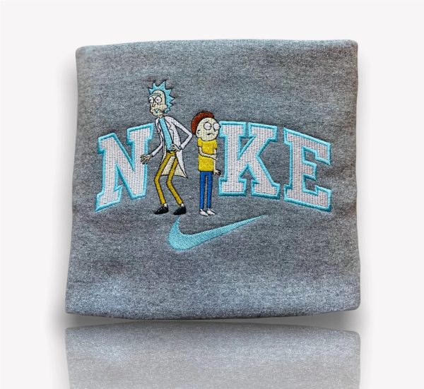Nike Rick And Morty Embroidered Sweatshirt - TerraBell Designs
