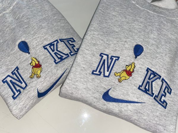 Silly Old Bear Nike Embroidered Sweatshirt - TerraBell Designs