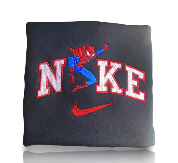 Spiderman Nike Embroidered Sweatshirt - TerraBell Designs
