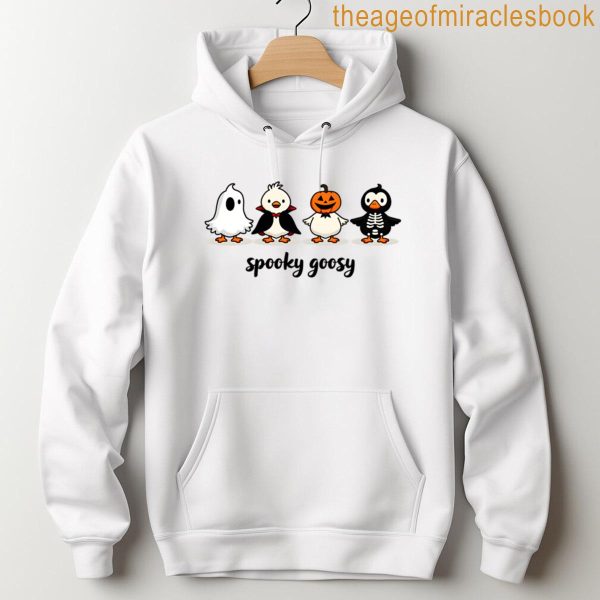 Spooky Goosy – Halloween Goose T-shirt - Image 4