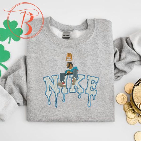 Swoosh Nike Jcole Crown Embroidered Sweatshirt - TerraBell Designs