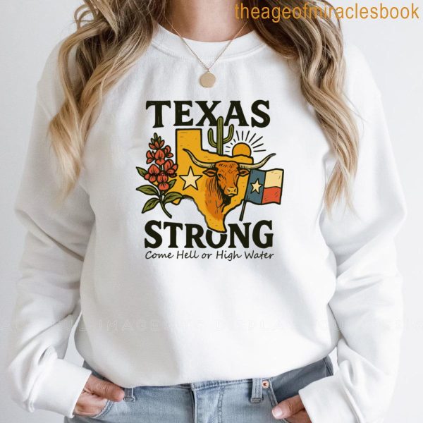 Texas Strong Pray For Texas Texas Hill Country Flooding T-shirt - Image 2