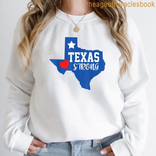 Texas Strong Texas Hill Country Strong Flag Pray For Texas T-shirt - Image 2