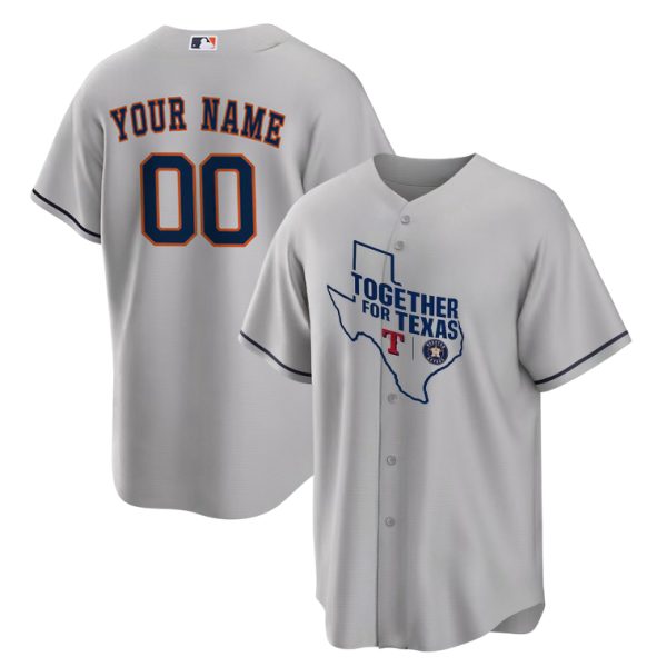 Personalized Your Name Together For Texas 2025 Houston BaseBall Jersey