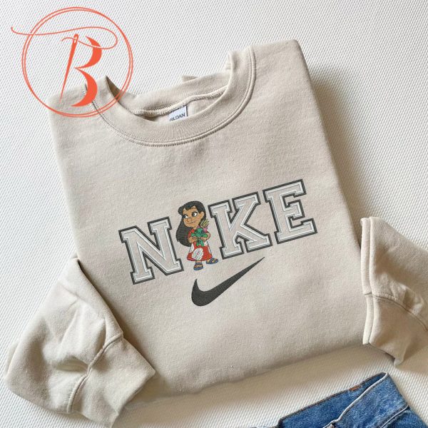 Embroidered Nike Disney Lilo Pelekai Sweatshirt - TerraBell Designs