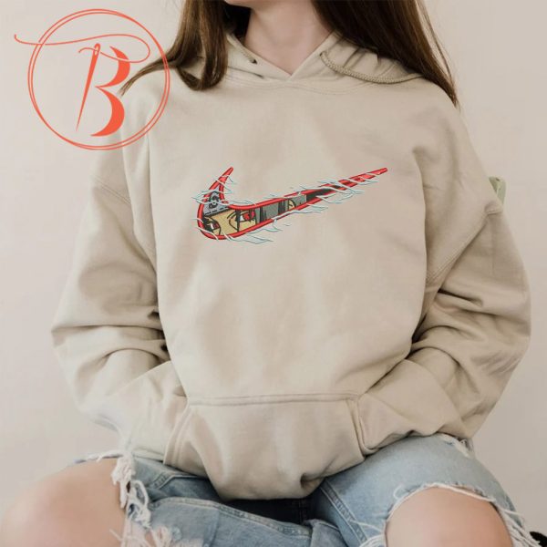 Uchiha Itachi Nike Lightning Embroidered Hoodie - TerraBell Designs