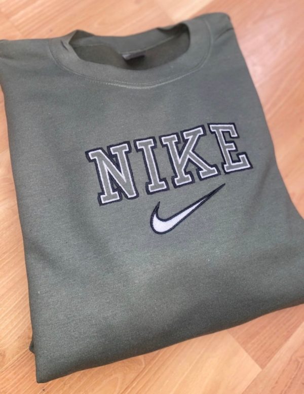 Nike Logo Embroidered Sweatshirt Gifts For Friends - TerraBell Designs - Image 4