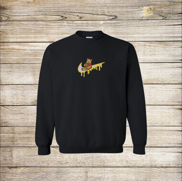 Winnie The Pooh Nike Embroidered Sweatshirt - TerraBell Designs