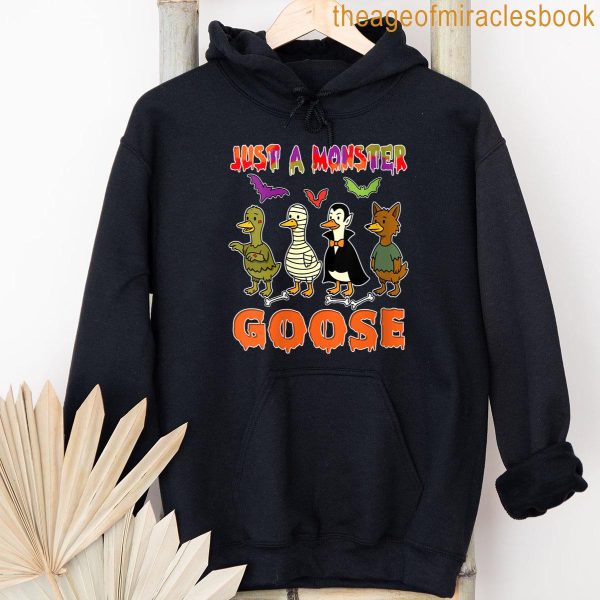 Womens A Monster Halloween Group Gooses Cosplay Zombies Mummies T-shirt - Image 4