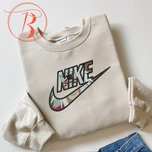 Embroidered Nike Swoosh Jiraya Sweatshirt - TerraBell Designs