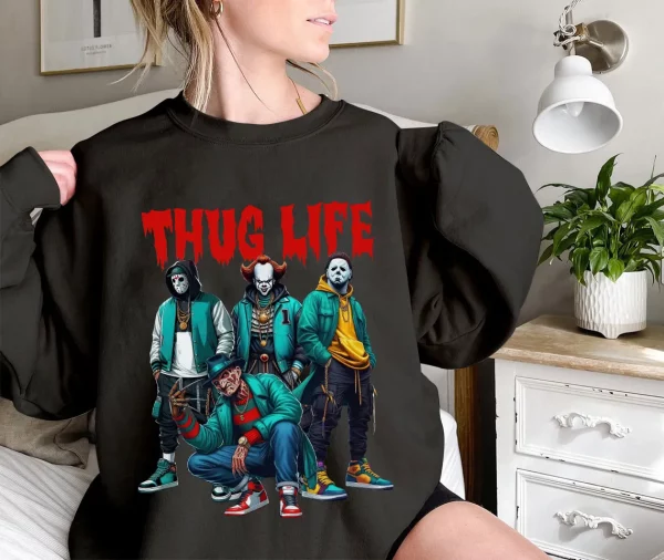 Thug Life Horror Ver 4 – Sweatshirt, Tshirt, Hoodie - Image 4