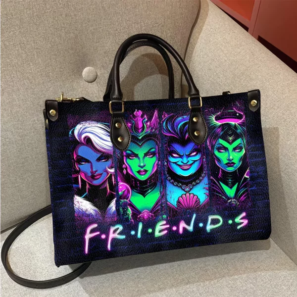 Evil Female Characters Bag Set For Women - Halloween Gift - Gothic Bags Purse Handbag Set - Image 2