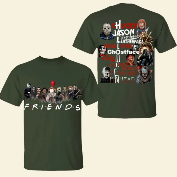 Horror Characters Shirt – Sweatshirt, Tshirt, Hoodie - Image 4