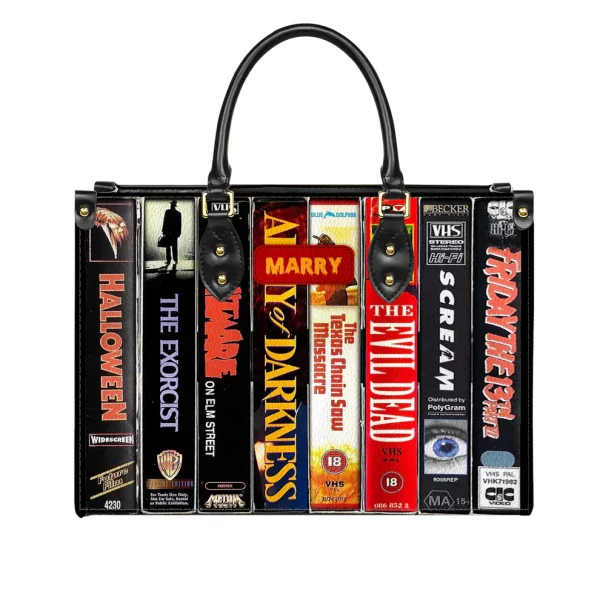 Personalized Horror Movie Themed Purse Handbag Set - Halloween Gift - Image 4