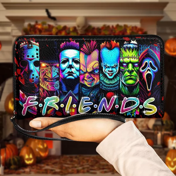 Horror Friends Leather Wallet - Halloween Gift