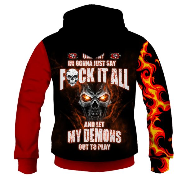 Personalized San Francisco 49ers Let My Demon Out To Play - Image 4