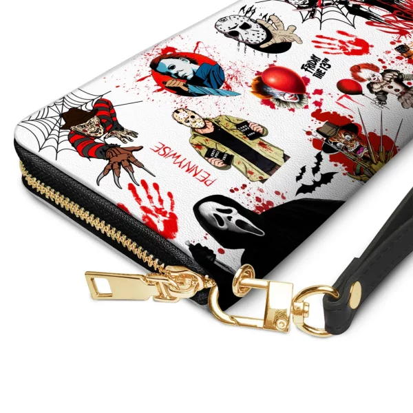 Halloween Horror Movie Characters Leather Wallet - Halloween Gift - Image 4