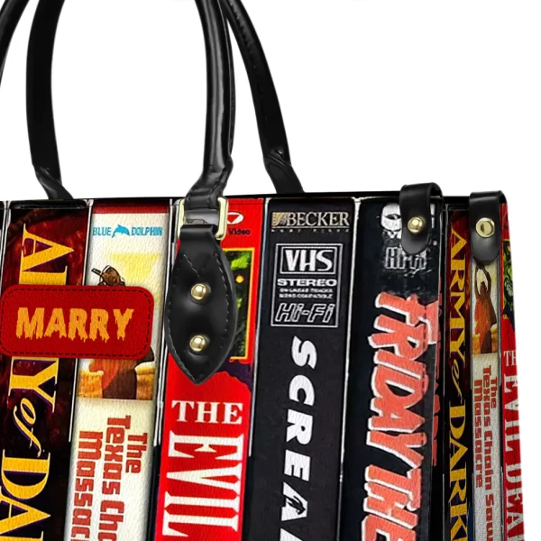 Personalized Horror Movie Themed Purse Handbag Set - Halloween Gift - Image 3