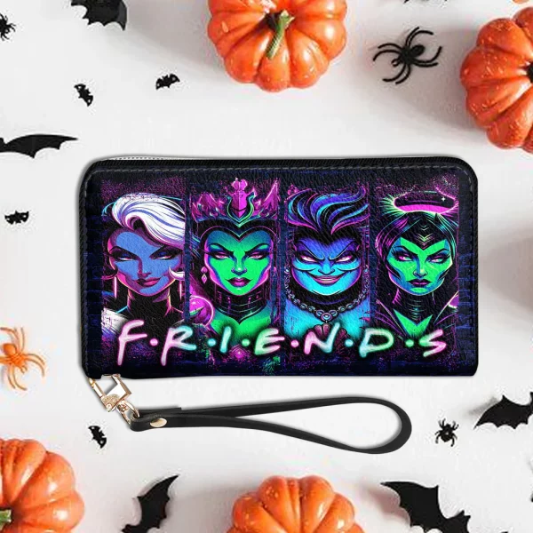 Evil Female Characters Bag Set For Women Leather Wallet - Halloween Gift - Image 3