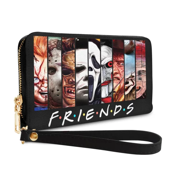 Horror Friends Leather Wallet - Halloween Gift v2 - Image 3