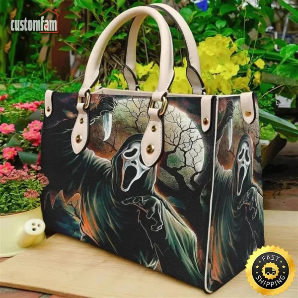 Horror Movies Ghost Face Purse Handbag Set - Halloween Gift