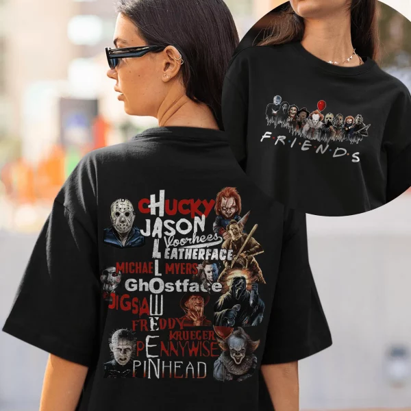 Horror Characters Shirt – Sweatshirt, Tshirt, Hoodie