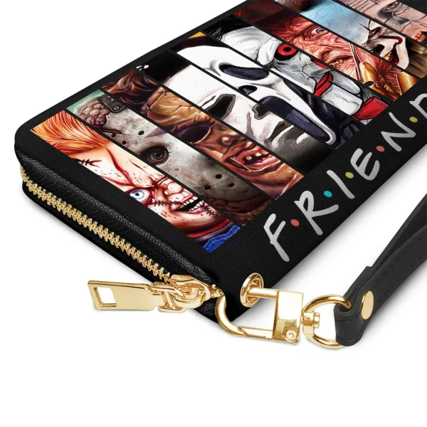 Horror Friends Leather Wallet - Halloween Gift v2 - Image 2