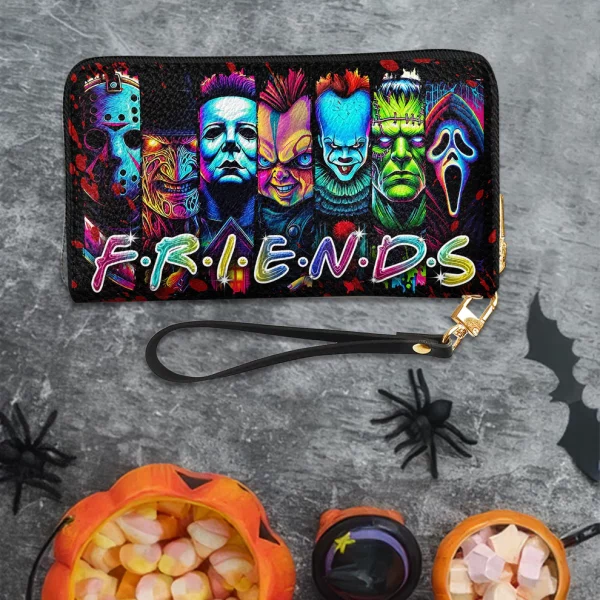 Horror Friends Leather Wallet - Halloween Gift - Image 2