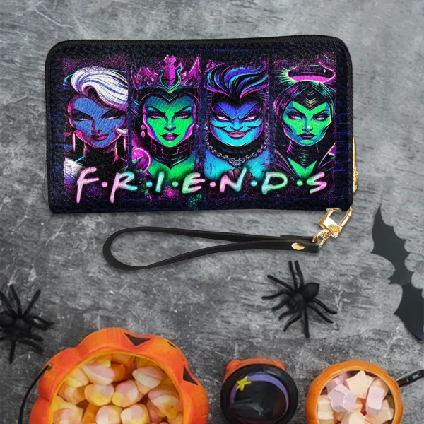 Evil Female Characters Bag Set For Women Leather Wallet - Halloween Gift - Image 2