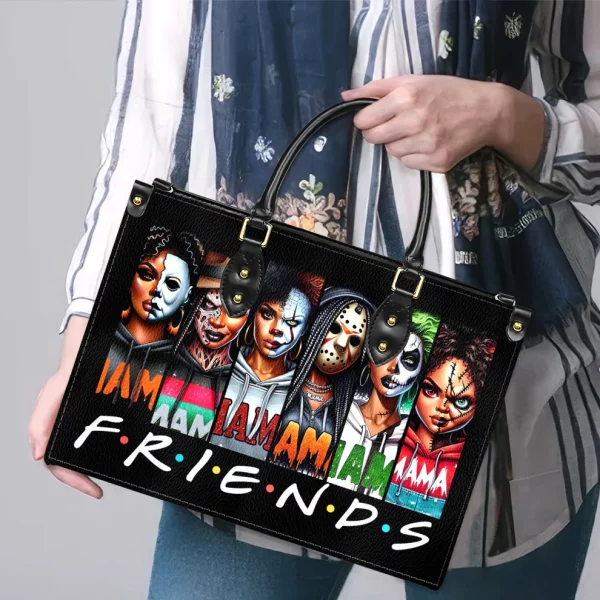 Female Killer Horror Friends Purse Handbag Set - Halloween Gift - Image 5