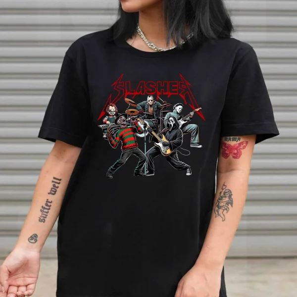 Horror Slasher – Sweatshirt, Tshirt, Hoodie - Image 2