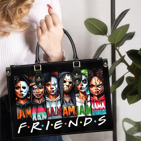 Female Killer Horror Friends Purse Handbag Set - Halloween Gift - Image 4