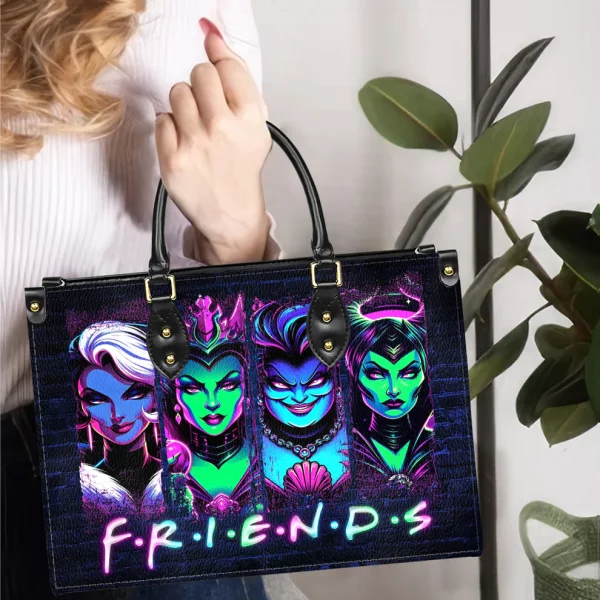 Evil Female Characters Bag Set For Women - Halloween Gift - Gothic Bags Purse Handbag Set - Image 3
