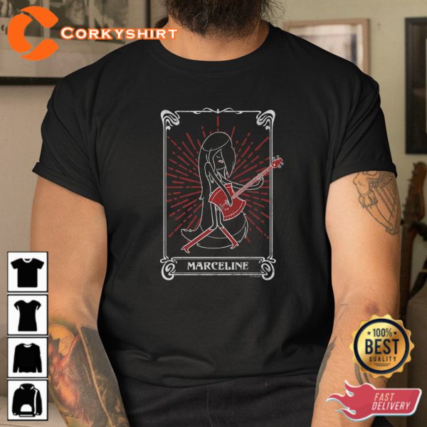 Adventure Time Halloween Marceline Tarot Card Shirt - Image 2