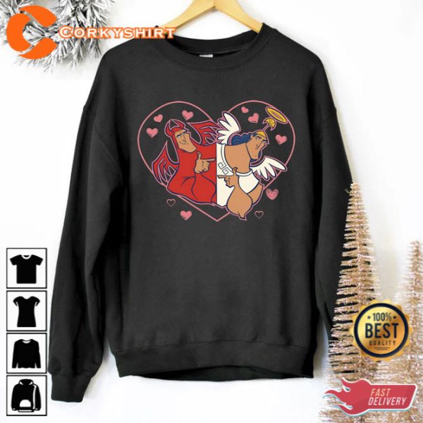 Angel and Devil The Emperors New Groove shirt