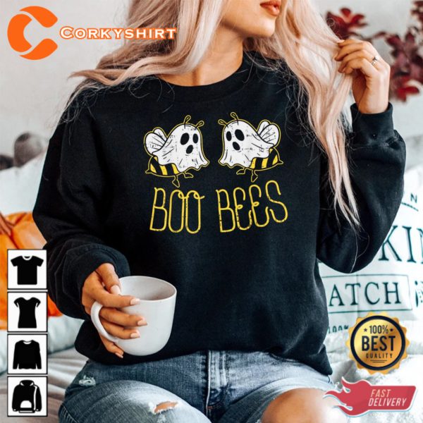 Boo Bees Funny Couples Halloween Sweatshirt