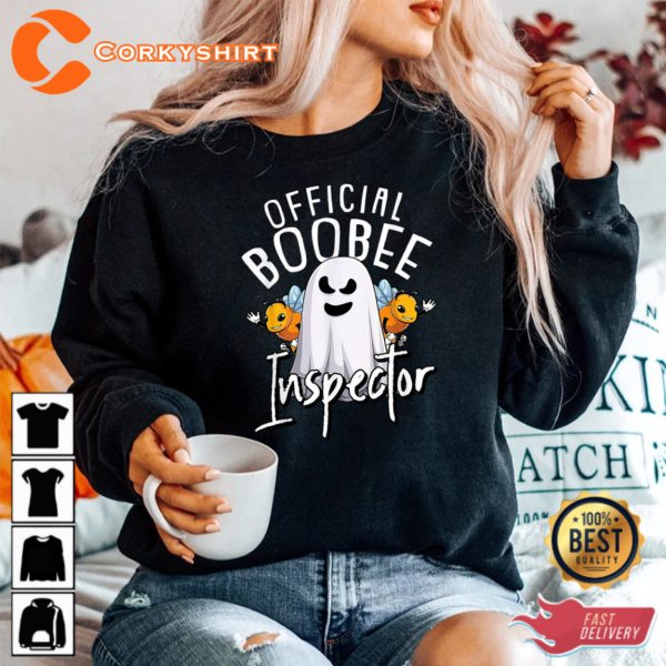 Boo bee Inspector Lazy Diy Halloween Sweatshirt